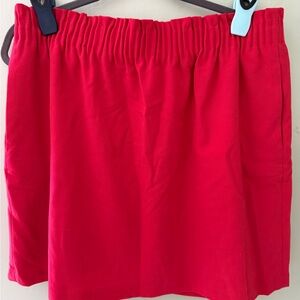 NWT J Crew Mercantile Elastic Waist Mini Skirt Size 14
